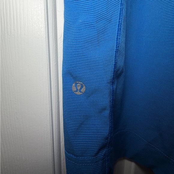 Lululemon Mens Shorts Large Striped‎ Athletic 9 Inch Linerless Drawstring Pocket - Picture 10 of 11